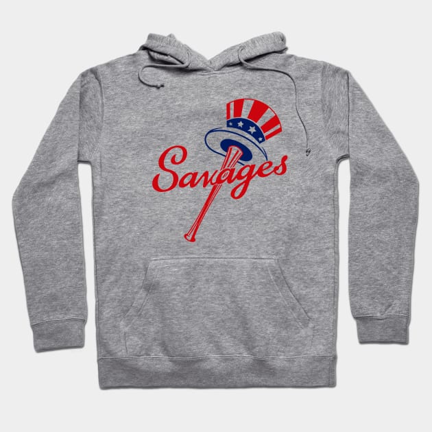 Savages, New York Yankees Baseball Hoodie by FanSwagUnltd